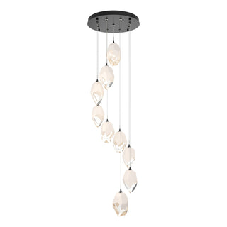 Hubbardton Forge - 131141-SKT-STND-89-WP0755 - Chrysalis 9-Light Large Crystal Pendant - Chrysalis - Ink