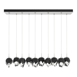 Hubbardton Forge - 131143-SKT-STND-02-BP0754 - Chrysalis 10-Light Small Crystal Pendant - Chrysalis - White