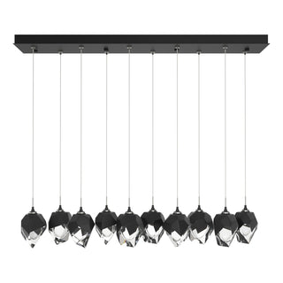 Hubbardton Forge - 131143-SKT-STND-10-BP0754 - Chrysalis 10-Light Small Crystal Pendant - Chrysalis - Black