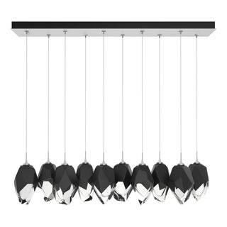 Hubbardton Forge - 131144-SKT-STND-02-BP0755 - Chrysalis 10-Light Large Crystal Pendant - Chrysalis - White