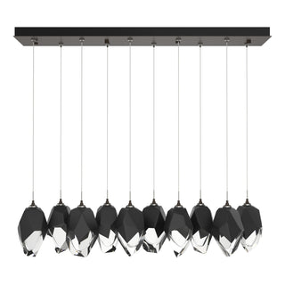 Hubbardton Forge - 131144-SKT-STND-14-BP0755 - Chrysalis 10-Light Large Crystal Pendant - Chrysalis - Oil Rubbed Bronze