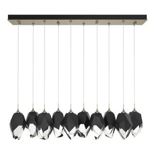 Hubbardton Forge - 131144-SKT-STND-84-BP0755 - Chrysalis 10-Light Large Crystal Pendant - Chrysalis - Soft Gold