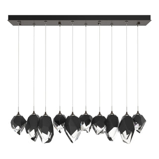 Hubbardton Forge - 131145-SKT-STND-14-BP0756 - Chrysalis 10-Light Mixed Crystal Pendant - Chrysalis - Oil Rubbed Bronze