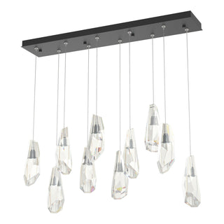 Hubbardton Forge - 131201-SKT-STND-10-CR - Luma 10-Light Large Crystal Pendant - Luma - Black