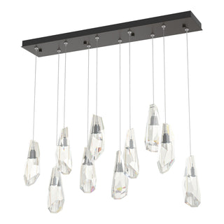 Hubbardton Forge - 131201-SKT-STND-14-CR - Luma 10-Light Large Crystal Pendant - Luma - Oil Rubbed Bronze