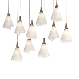 Hubbardton Forge - 131202-SKT-LONG-05-SH1987 - Mobius 10-Light Pendant - Mobius - Bronze
