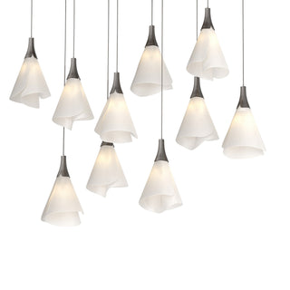Hubbardton Forge - 131202-SKT-LONG-14-SH1987 - Mobius 10-Light Pendant - Mobius - Oil Rubbed Bronze