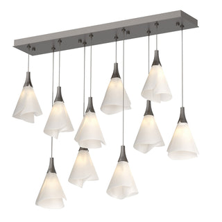 Hubbardton Forge - 131202-SKT-STND-14-SH1987 - Mobius 10-Light Pendant - Mobius - Oil Rubbed Bronze