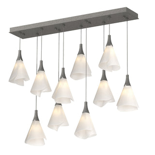 Hubbardton Forge - 131202-SKT-STND-20-SH1987 - Mobius 10-Light Pendant - Mobius - Natural Iron