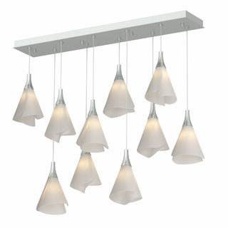 Hubbardton Forge - 131202-SKT-STND-82-SH1987 - Mobius 10-Light Pendant - Mobius - Vintage Platinum