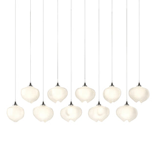 Hubbardton Forge - 131203-SKT-LONG-07-FD0710 - Ume 10-Light Pendant - Ume - Dark Smoke