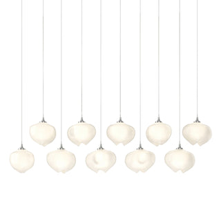 Hubbardton Forge - 131203-SKT-LONG-82-FD0710 - Ume 10-Light Pendant - Ume - Vintage Platinum