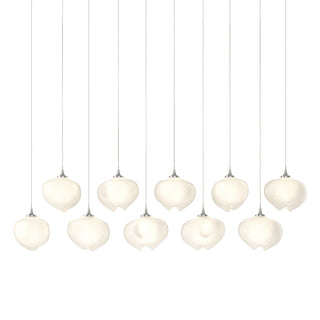 Hubbardton Forge - 131203-SKT-LONG-85-FD0710 - Ume 10-Light Pendant - Ume - Sterling