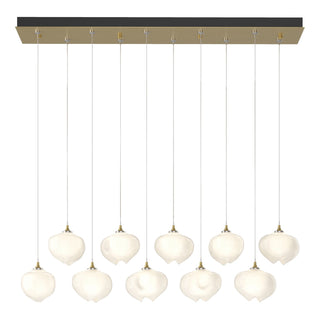 Hubbardton Forge - 131203-SKT-STND-86-FD0710 - Ume 10-Light Pendant - Ume - Modern Brass
