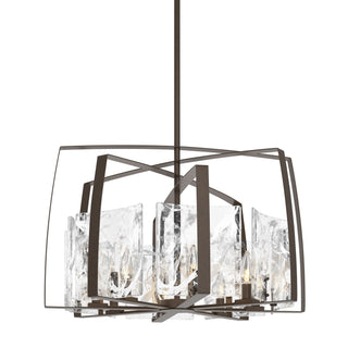 Hubbardton Forge - 131312-SKT-MULT-05-YR0699 - Arc 8-Light Pendant - Arc - Bronze