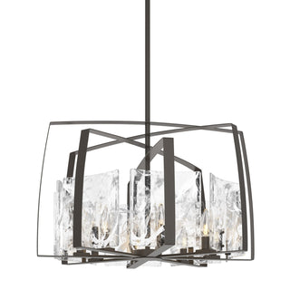 Hubbardton Forge - 131312-SKT-MULT-07-YR0699 - Arc 8-Light Pendant - Arc - Dark Smoke