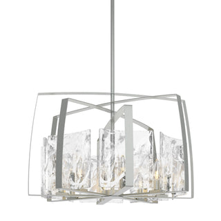 Hubbardton Forge - 131312-SKT-MULT-82-YR0699 - Arc 8-Light Pendant - Arc - Vintage Platinum