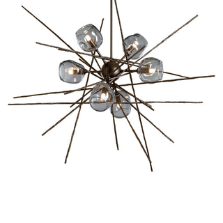 Hubbardton Forge - 131590-SKT-MULT-05-YL0709 - Griffin Starburst Pendant - Griffin - Bronze