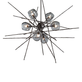Hubbardton Forge - 131590-SKT-MULT-07-YL0709 - Griffin Starburst Pendant - Griffin - Dark Smoke
