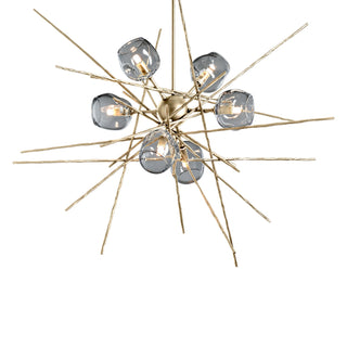 Hubbardton Forge - 131590-SKT-MULT-86-YL0709 - Griffin Starburst Pendant - Griffin - Modern Brass