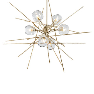 Hubbardton Forge - 131590-SKT-MULT-86-ZM0709 - Griffin Starburst Pendant - Griffin - Modern Brass