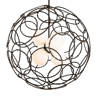 Hubbardton Forge - 131602-SKT-MULT-07-GG0677 - Olympus Orb Pendant - Olympus - Dark Smoke