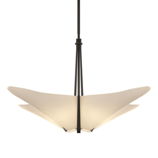 Hubbardton Forge - 133305-SKT-MULT-14-SH1995 - Kirigami 4 Light Pendant - Kirigami - Oil Rubbed Bronze