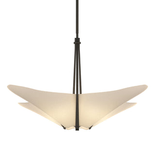 Hubbardton Forge - 133305-SKT-MULT-20-SH1995 - Kirigami 4 Light Pendant - Kirigami - Natural Iron