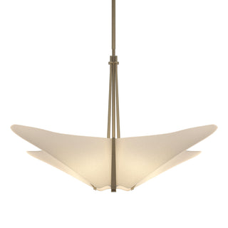 Hubbardton Forge - 133305-SKT-MULT-84-SH1995 - Kirigami 4 Light Pendant - Kirigami - Soft Gold