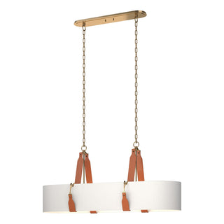 Hubbardton Forge - 134070-SKT-STND-27-LC-SF4608 - Saratoga Oval Pendant - Saratoga - Antique Brass