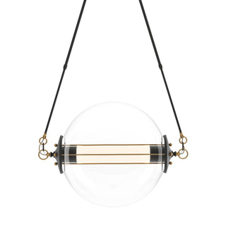 Hubbardton Forge - 134405-SKT-SHRT-31-YE0499 - Otto Sphere Pendant - Otto - Black with Brass Accents