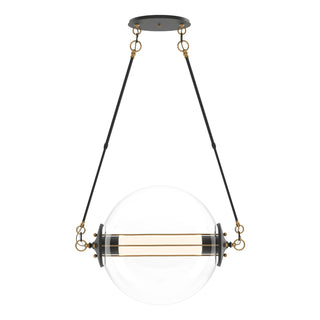 Hubbardton Forge - 134405-SKT-STND-31-YE0499 - Otto Sphere Pendant - Otto - Black with Brass Accents