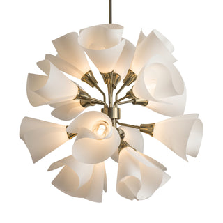 Hubbardton Forge - 134506-SKT-MULT-86-SH1987 - Mobius 16-Light Orb Pendant - Mobius - Modern Brass