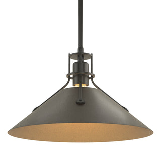 Hubbardton Forge - 134550-SKT-MULT-10-14 - Henry Medium Steel Shade Pendant - Henry - Black