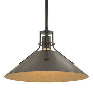 Hubbardton Forge - 134550-SKT-MULT-10-20 - Henry Medium Steel Shade Pendant - Henry - Black