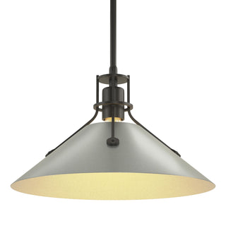 Hubbardton Forge - 134550-SKT-MULT-10-82 - Henry Medium Steel Shade Pendant - Henry - Black