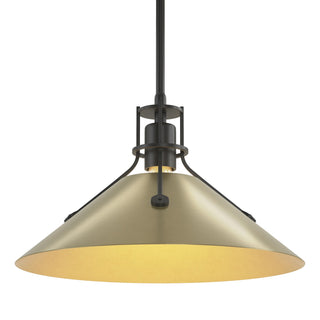 Hubbardton Forge - 134550-SKT-MULT-10-86 - Henry Medium Steel Shade Pendant - Henry - Black
