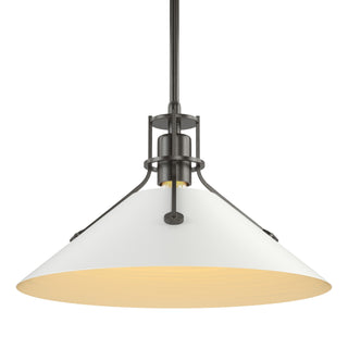 Hubbardton Forge - 134550-SKT-MULT-14-02 - Henry Medium Steel Shade Pendant - Henry - Oil Rubbed Bronze