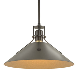 Hubbardton Forge - 134550-SKT-MULT-14-07 - Henry Medium Steel Shade Pendant - Henry - Oil Rubbed Bronze