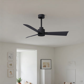 Alessandra 42" Ceiling Fan in Matte Black
