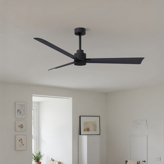 Alessandra 56" Ceiling Fan in Matte Black