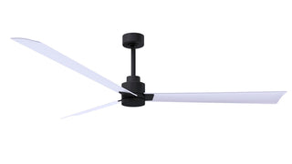 Matthews Fan Company - AK-BK-MWH-72 - 72" Ceiling Fan - Alessandra - Matte Black