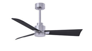 Matthews Fan Company - AK-BN-BK-42 - 42" Ceiling Fan - Alessandra - Brushed Nickel
