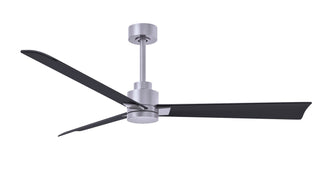 Matthews Fan Company - AK-BN-BK-56 - 56" Ceiling Fan - Alessandra - Brushed Nickel