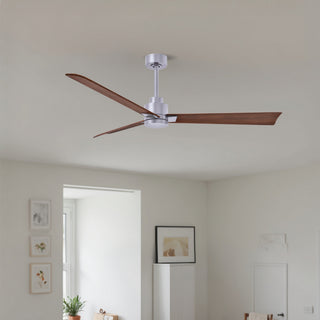 Alessandra 56" Ceiling Fan in Brushed Nickel