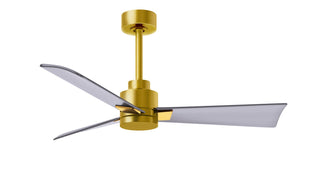 Matthews Fan Company - AK-BRBR-BN-42 - 42" Ceiling Fan - Alessandra - Brushed Brass