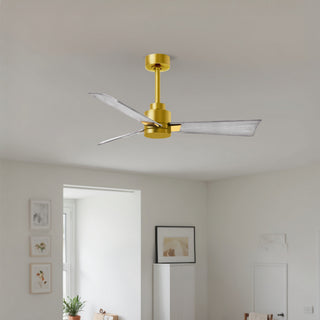 Alessandra 42" Ceiling Fan in Brushed Brass