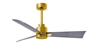 Matthews Fan Company - AK-BRBR-BW-42 - 42" Ceiling Fan - Alessandra - Brushed Brass