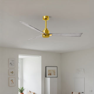 Alessandra 56" Ceiling Fan in Brushed Brass