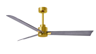 Matthews Fan Company - AK-BRBR-BW-56 - 56" Ceiling Fan - Alessandra - Brushed Brass